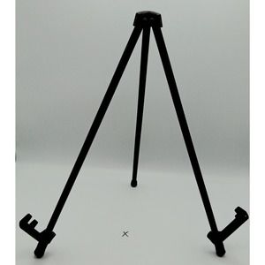 US Art Supply 14" High Exhibitor Black Steel Tabletop Display Easel